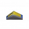 BENZ Lightweight gymnastics mat with anti-slip surface + burdock corners