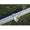 Anti-tipping ground anchor