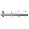 Wardrobe Hooks on Aluminium profile