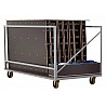Transport trolley for 15 floor elements 