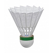 BENZ Nylon Badminton Shuttle Classic white 6-pack box