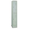 Locker, 2 compartments one above the other, 1 compartment, RAL 7035