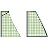 Soccer goal net goal depth 80/150 cm