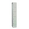 Locker 1er, 5 compartments, RAL 7035