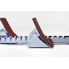 Competition starting block with high pedals