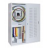 Equipment cabinet Type 6, perforated plate sliding