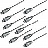 Needle valve M5 reinforced version 10-pack