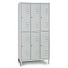 Wardrobe, with feet, 3 compartments next to each other