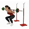 Squat dumbbell rack stand