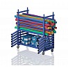Mobile Plastic cans 135x57x150 cm
