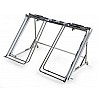 Transport trolley for a pair of indoor handball goals