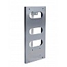 Basketball practice facility height adjustable