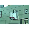 Basketball practice facility height adjustable