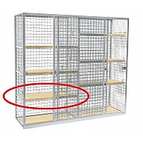 Insert ground for equipment cabinet