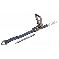 clamping mechanism for tennis court lines