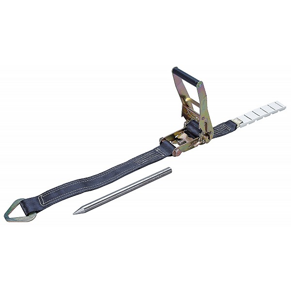 clamping mechanism for tennis court lines