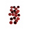 Magnets, red, Ø 24 mm, 2 x 10 pieces in a bag