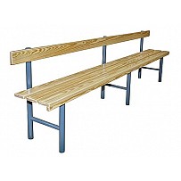 Wardrobe seat wood type C on one side, detached without a shoe rack, running meter