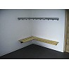 Cloakroom bench wood Type E