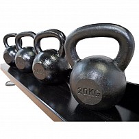 Kettlebell Set Lightweight, cast, black