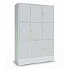 Large-locker, 9 pockets, 3 one above the other