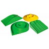 Miniature golf course update Set 2, enlargement, yellow / green, (L x B x H) 47 x 6 x 37 cm, 4.3 kg