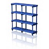 Detached plastic shelves 150x40x153 cm