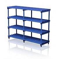 Detached plastic shelves 200x60x153 cm