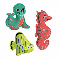 Neoprene diving animals set of 3