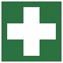 Exit sign - First Aid 20x20 cm
