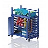 Plastic Trolley with additional surface 126x76x156 cm