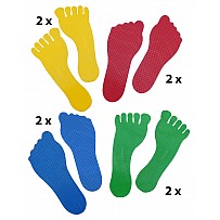 Floor marking "feet" set of 16
