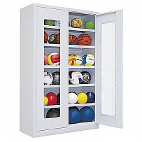 Equipment cabinet type 3, acrylic glass swing doors