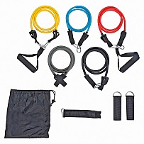 Training tube set, 5 resistance bands