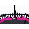 WORLD JUMPING home premium trampoline incl. Handle, seam tape in pink