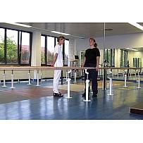 Parallel bars with flange-floor mounting