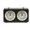 Chess clock in plastic case, color black 150 x 80 x 40 mm, 2 drives.
