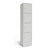 Locker 1er, 4 compartments, RAL 7035