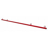 Wide trapeze bar with eyelets