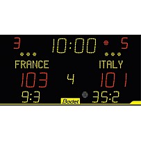 Bezel 8T120 ALPHA, Bodet, incl. Scorepad control panel