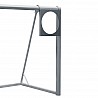 Target trainer made of aluminum to hang in the goal bar