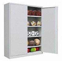 Equipment cabinet type 4, sheet-steel double doors