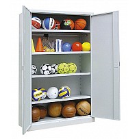Equipment cabinet type 2 sheet steel folding doors