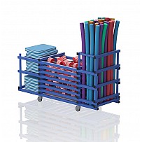 Plastic trolley cm without lid, 198x69x111