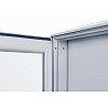 Aluminum showcase with single door 80 x 110 x 3.5 cm