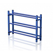 Plastic shelf large, 133x26x90 cm