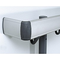 Cloakroom bench, front side degree