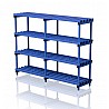 Detached plastic shelves 200x50x153 cm