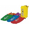 Hüpfsack Set of 6 numbered 1-6