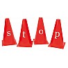 Letter cone set a-z